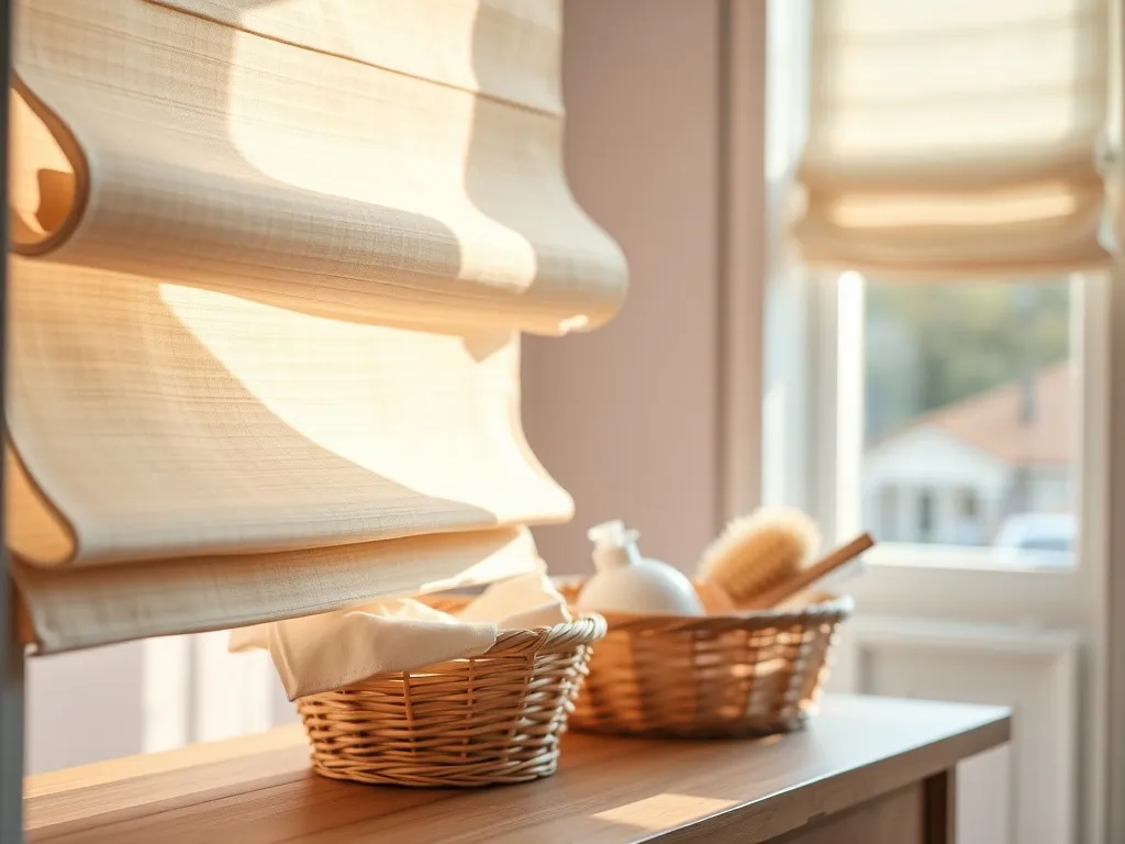 Jak prać rolety rzymskie? Praktyczny poradnik krok po kroku