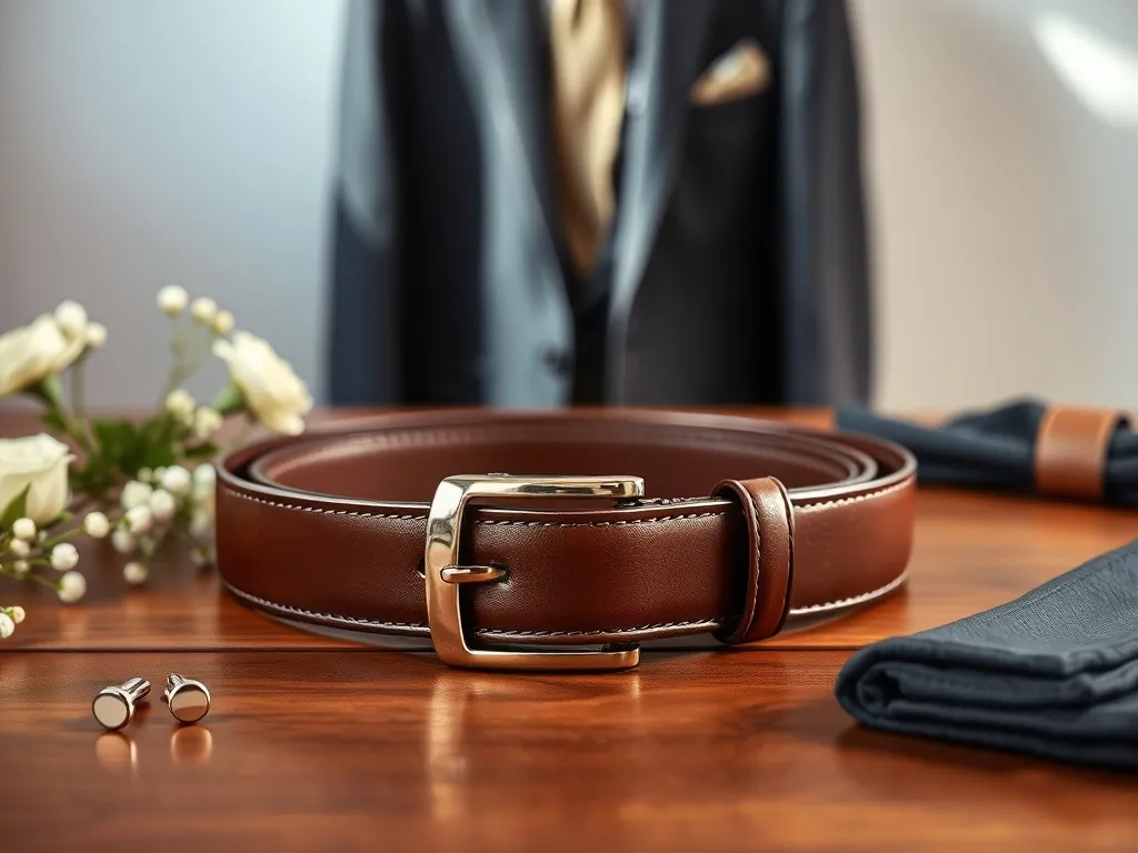 Jaki pasek do garnituru ślubnego wybrać? Poradnik dla pana młodego