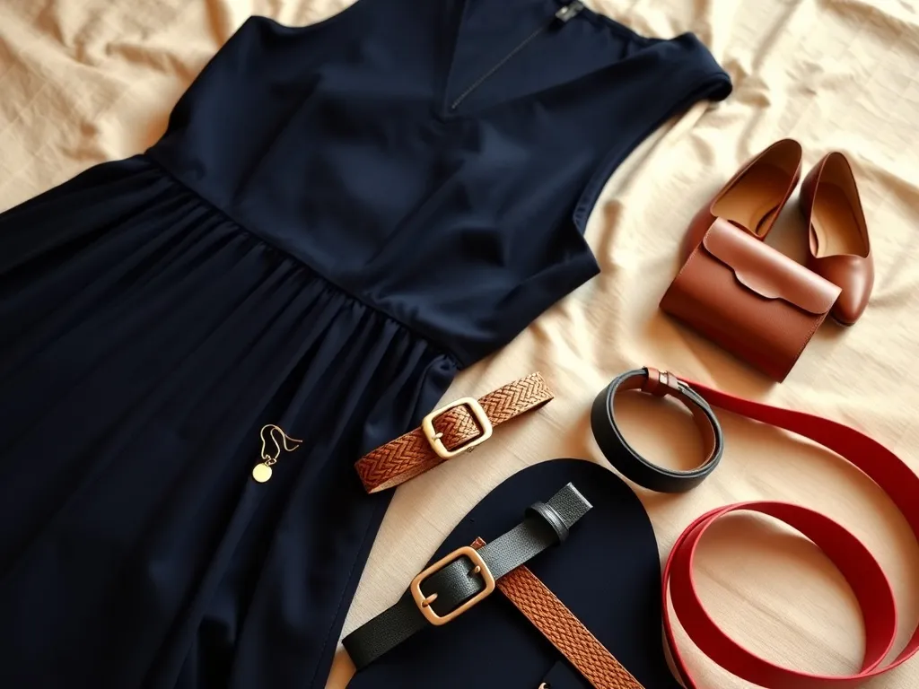 Jaki pasek do granatowej sukienki wybrać? Praktyczny przewodnik