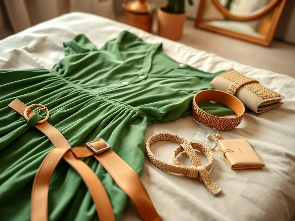 Jaki pasek do zielonej sukienki? Oto najlepsze propozycje!